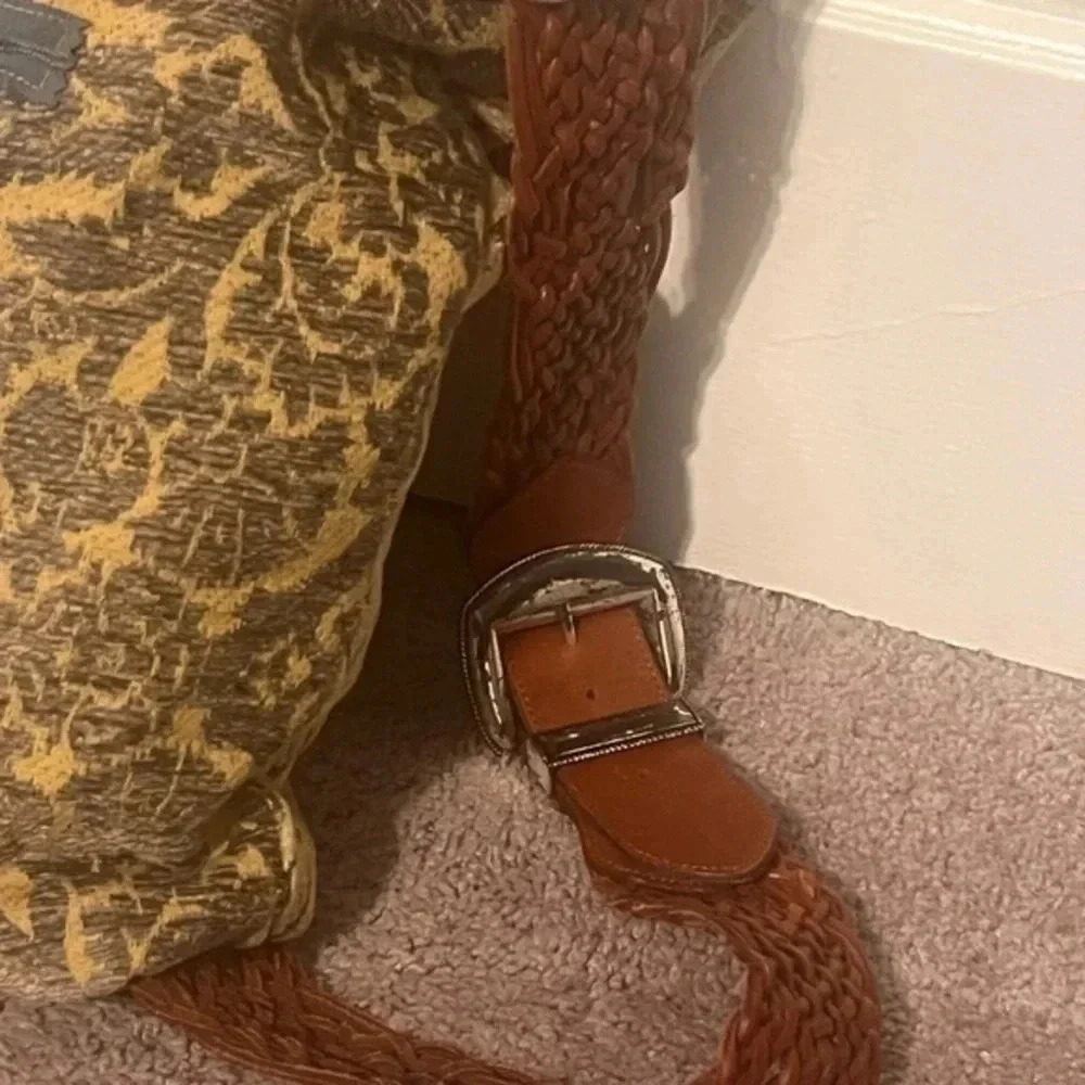 One of a Kind Deidre McGehee Design DMD Chenille One Strap Backpack Bag Purse - Picture 5 of 14